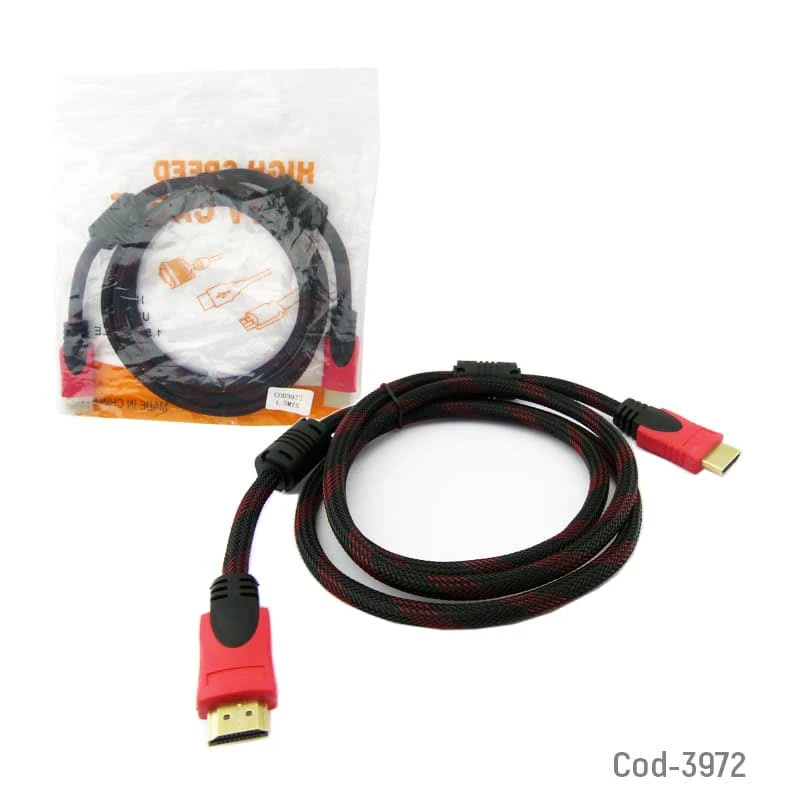 cables Hdmi Macho 1,5mt Doble Filtro Malla